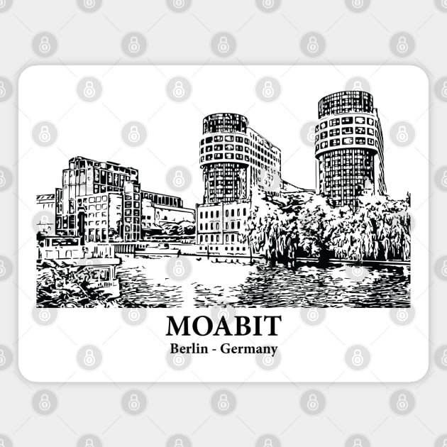 Moabit - Germany Magnet by Lakeric